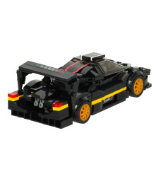 Masina  Rastar Pagani Zonda R din blocuri, 387 piese, scara 1:28,  Negru
