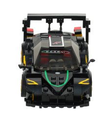 Masina  Rastar Pagani Zonda R din blocuri, 387 piese, scara 1:28,  Negru
