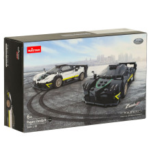Masina  Rastar Pagani Zonda R din blocuri, 387 piese, scara 1:28,  Negru