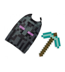 Set petrecere Minecraft pentru copii, tarnacop si pelerina