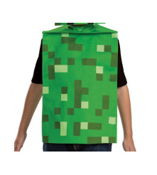 Costum carnaval Minecraft Creeper Essential pentru copii, marime M ( 7 - 8 ani)