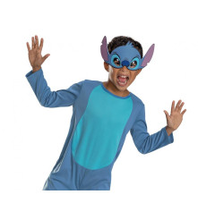 Costum carnaval Stitch Basic pentru copii, marimea M (7-8 ani)