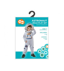 Costum carnaval Astronaut pentru copii, marime 92-104 cm ( 3-4 ani)