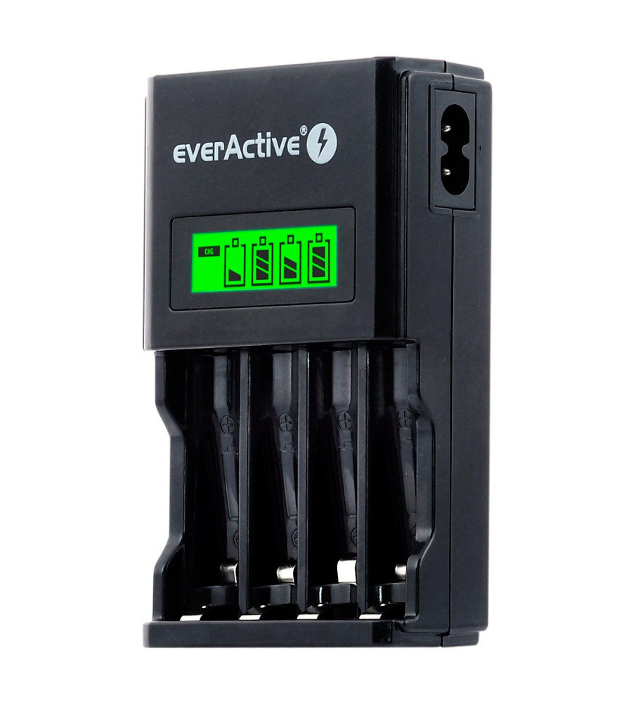 Incarcator everActive AA AAA NC-450 Black Edition cu  4 canale