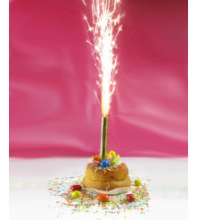 Set 4 artificii pentru tort, inaltime 25 cm holographic