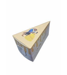 Cutie in forma de felie tort din carton de 160 gr model Bella 12 x 7 x 5 cm