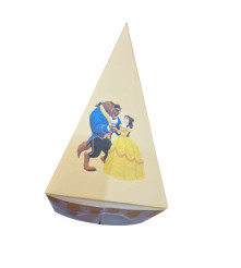 Cutie in forma de felie tort din carton de 160 gr model Bella 12 x 7 x 5 cm