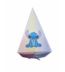 Cutie in forma de felie tort din carton de 160 gr model Stitch 12 x 7 x 5 cm