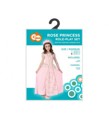 Costum carnaval Rose Princess, marime 130/140 cm ( 8-10 ani)