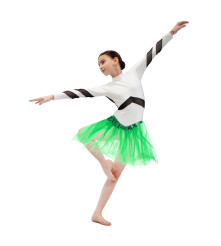 Fusta tutu pentru copii, verde, marime universala