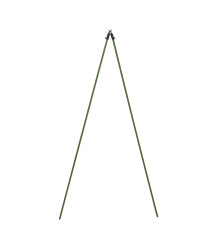 Set 10 araci/suport pentru rosii, castraveti, fasole, metal + PVC, verde, 120 x 1.1 cm