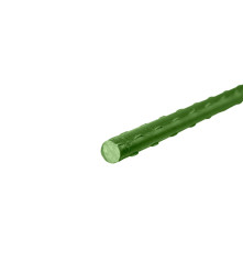 Set 10 araci/suport pentru rosii, castraveti, fasole, metal + PVC, verde, 120 x 1.1 cm