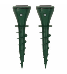 Set 2 aparate cu incarcare solara, ultrasunete, repelent pentru cartite si rozatoare in gradina
