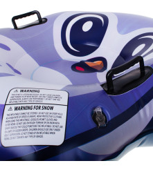 Sanie gonflabila cu manere pentru copii, model pinguin, 95cm x 103cm x 26cm