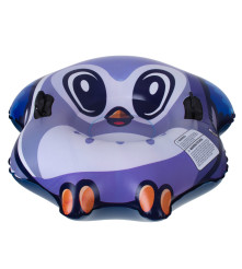 Sanie gonflabila cu manere pentru copii, model pinguin, 95cm x 103cm x 26cm