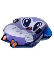 Sanie gonflabila cu manere pentru copii, model pinguin, 95cm x 103cm x 26cm