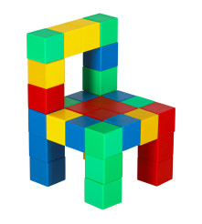 Set 32 ​​blocuri de constructie magnetice, cuburi