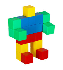 Set 32 ​​blocuri de constructie magnetice, cuburi