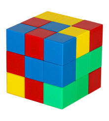 Set 32 ​​blocuri de constructie magnetice, cuburi