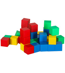 Set 32 ​​blocuri de constructie magnetice, cuburi
