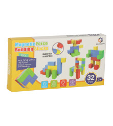 Set 32 ​​blocuri de constructie magnetice, cuburi