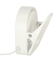 Lampa de veghe cu clips, alb