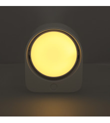 Lampa de veghe cu clips, alb