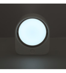 Lampa de veghe cu clips, alb