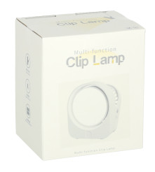 Lampa de veghe cu clips, alb