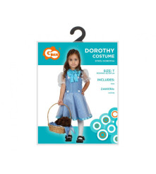 Costum carnaval Dorothy pentru copii, marime 92/104 cm (3-4 ani)