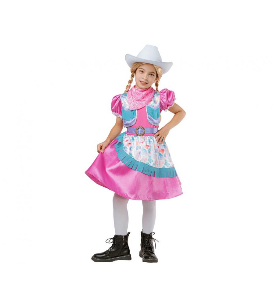 Costum carnaval Elegant Cowgirl pentru copii, marime 130/140 cm ( 8-10 ani)