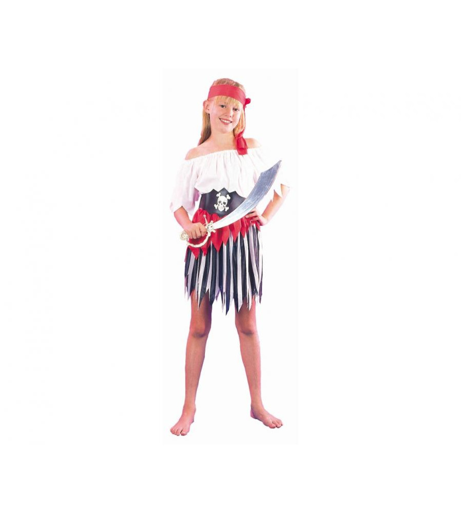 Costum carnaval Pirat pentru fete 120/130 cm (7-8 ani)