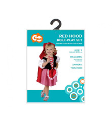 Costum carnaval Scufita Rosie pentru fetite, marime 92/104 cm ( 3-4 ani)