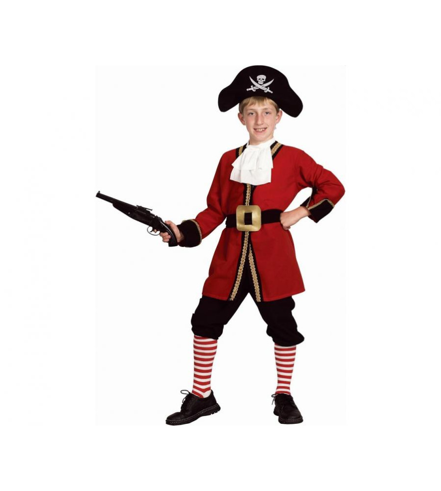 Costum carnaval Capitan Pirat pentru Copii, 5-6 ani ( 110/120 cm)