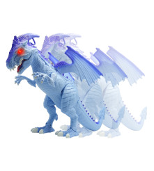 Jucarie interactiva Dragonul de gheata Mighty Megasaur, cu respiratie de gheata