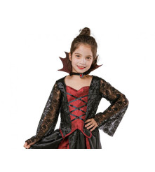 Costum carnaval Gothic Vampire pentru fete, marime 110/120 cm ( 5-6 ani)