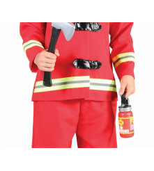 Costum carnaval pompier pentru copii marime 120/130 (7-8 ani)