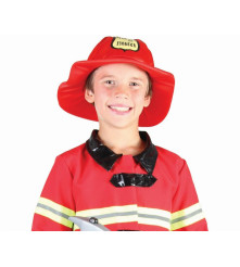 Costum carnaval pompier pentru copii marime 120/130 (7-8 ani)