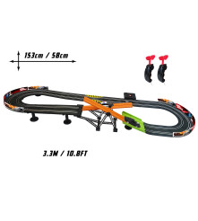 Set pista de curse Fast and Furious Dead Drop cu doua masinute si telecomenzi