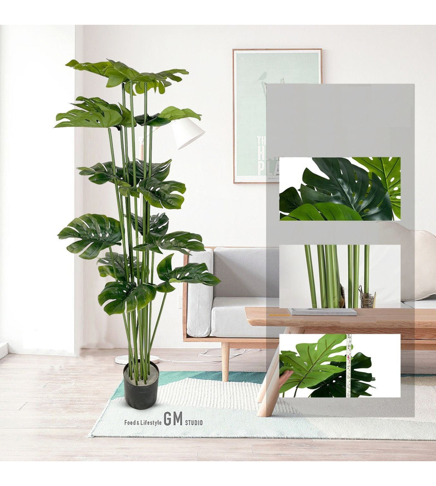 Planta decorativa artificiala cu inaltime de 160 cm