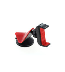 Suport Haicom Universal UH-001 pentru Smartphone de pana la 6 inch, negru-rosu