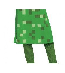 Costum carnaval Minecraft Creeper Classic Girl pentru copii, marime M ( 7 - 8 ani)