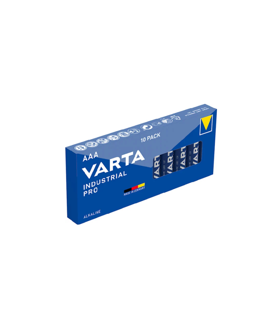 Set 10 baterii LR03 AAA 4003 Varta Industrial alcaline