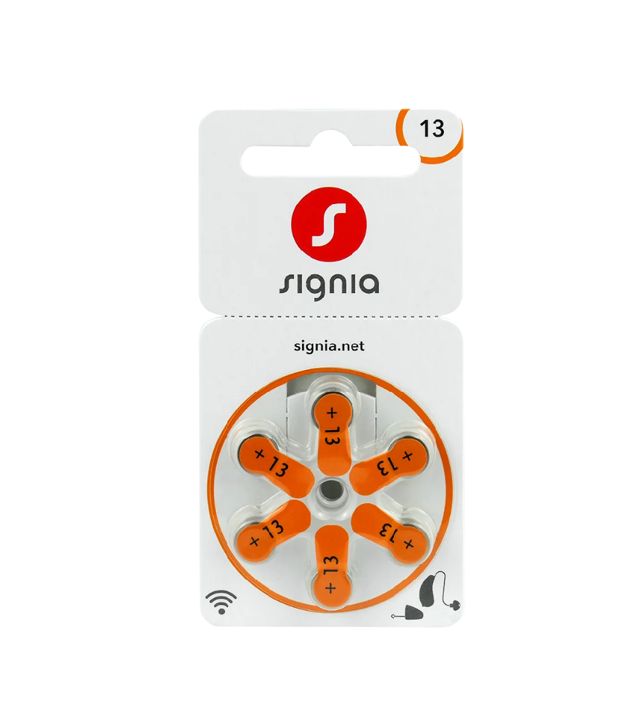 Siemens Signia 13MF Hg 0% Baterii pentru aparate auditive 1.45V