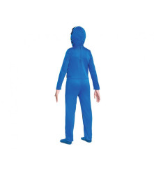 Costum carnaval Lego Ninjago albastru pentru copii 6-8 ani (120/130 cm)