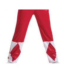 Costum carnaval Red Rangers (Power Rangers) rosu pentru copii 4-6 ani (110/120 cm)
