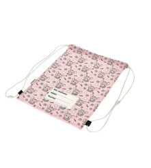 Sac Sport pentru copii, model Soarece, roz, 43x34cm