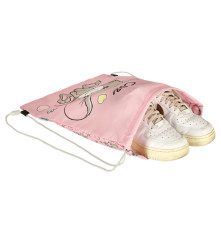 Sac Sport pentru copii, model Soarece, roz, 43x34cm