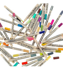 Set of 48 waterproof acrylic markers for painting on fabrics and other surfaces, multi-colored