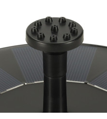 Fantana Arteziana pentru Gradina, Solara, Automata, Rotunda, Negru, 16 cm